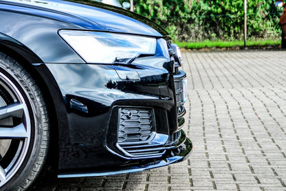 CUP Frontspoilerlippe ABS Audi A6 + S6 Typ C8, 4K ab Bj.:2018 Carbon