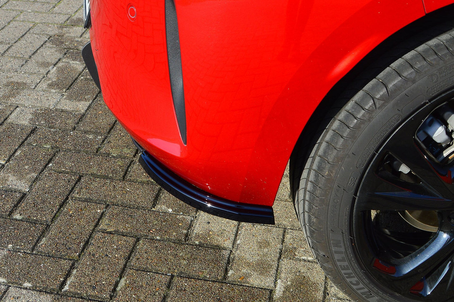 Heckansatz Seitenteile ABS Opel Corsa F, GS-Line ab Bj.: 2019- Carbon