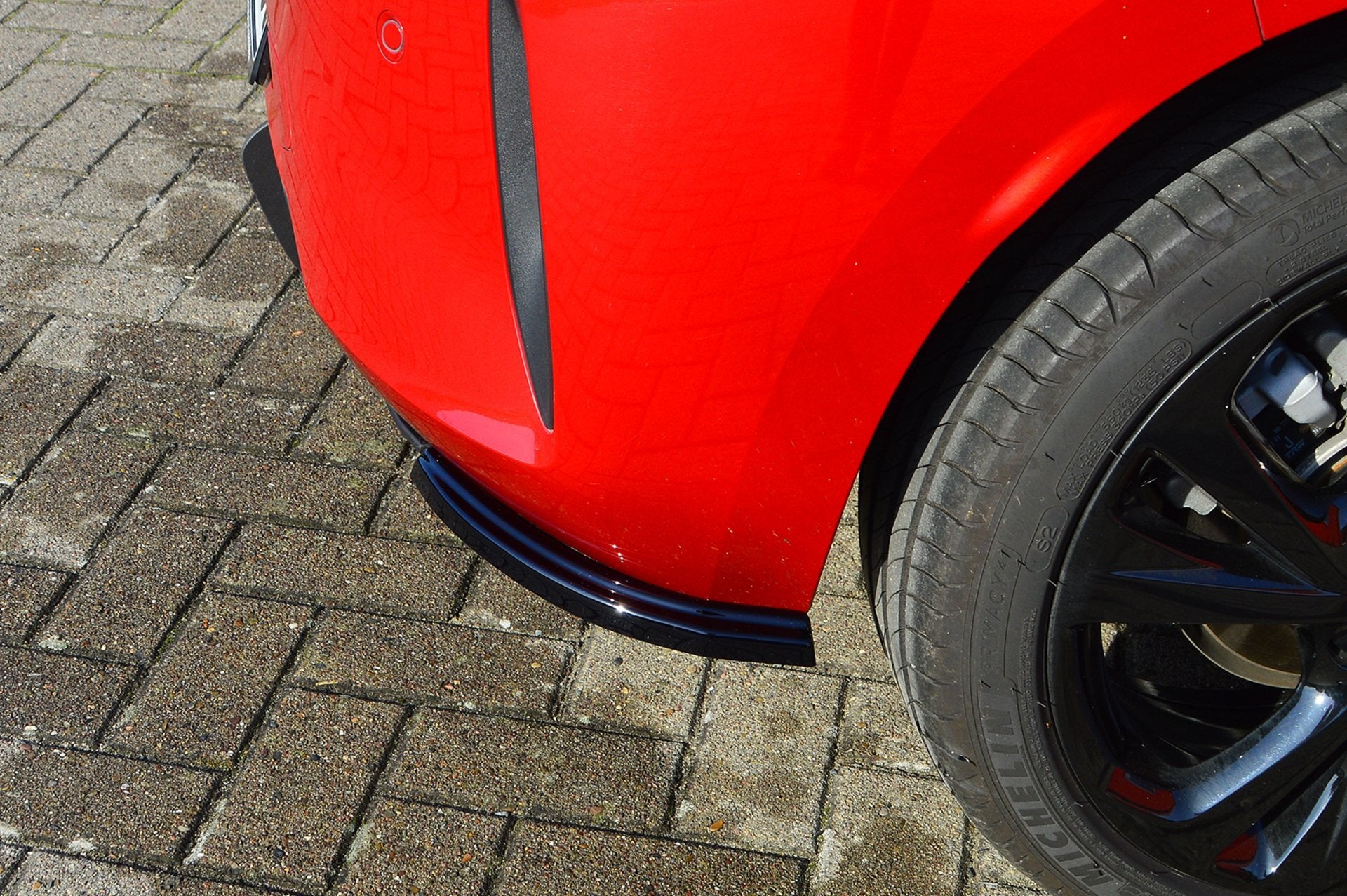 Heckansatz Seitenteile ABS Opel Corsa F, GS-Line ab Bj.: 2019- Carbon