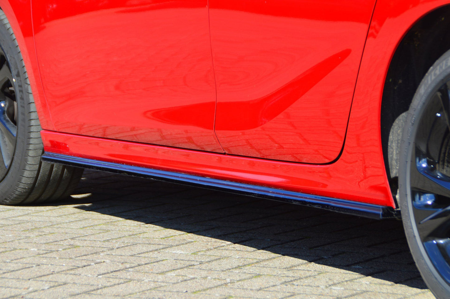 Seitenschwellersatz ABS Opel Corsa F, GS-Line ab Bj.: 2019- Schwarz Matt