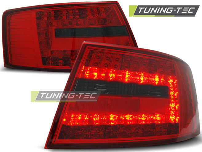 Tuning-Tec LED Rückleuchten für Audi A6 4F (C6) 04-08 rot/rauch (6-Pin)