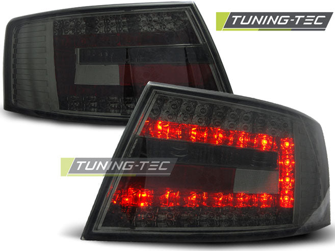 Tuning-Tec LED Rückleuchten für Audi A6 4F (C6) 04-08 schwarz/rauch (6-Pin)