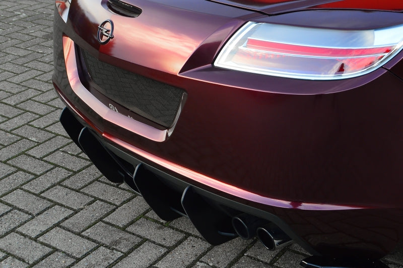 Gefräster Heckansatz Opel GT-Roadster BJ.:2007-2009 Schwarz Matt
