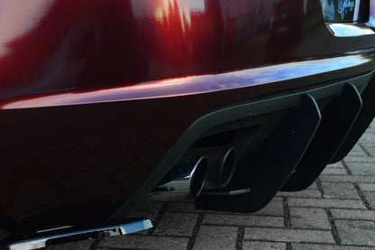 Gefräster Heckansatz Opel GT-Roadster BJ.:2007-2009 Schwarz Matt