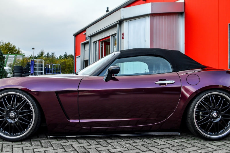 CUP Seitenschweller Opel GT-Roadster BJ.:2007-2009 Schwarz Matt