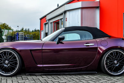 CUP Seitenschweller Opel GT-Roadster BJ.:2007-2009 Schwarz Matt