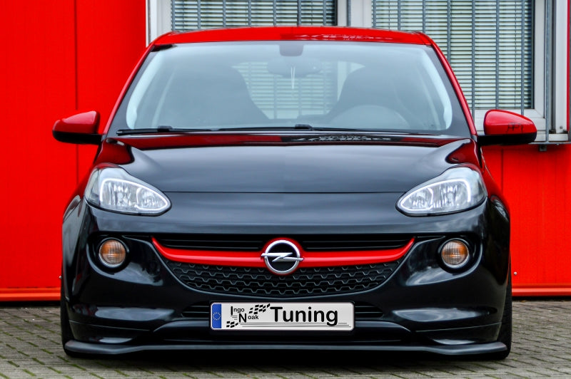 CUP Frontspoilerlippe ABS Opel Adam S, + OPC Line ab Bj.: 2015- Schwarz Matt