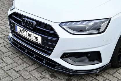 CUP Frontspoilerlippe ABS mit Seitenwing Audi A4 Facelift, B9 8W Carbon