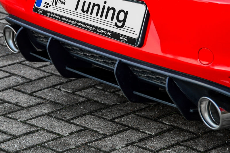 Gefräster Heckansatz Volkswagen Golf 7 GTI + GTD Typ AU Schwarz Matt