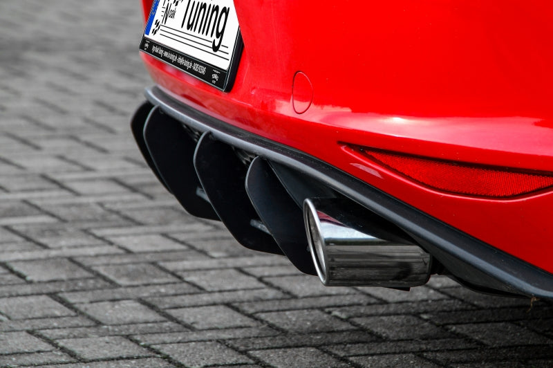 Gefräster Heckansatz Volkswagen Golf 7 GTI + GTD Typ AU Schwarz Matt