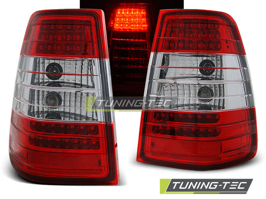 Tuning-Tec LED Rückleuchten für Mercedes Benz E-Klasse W124 T-Modell 85-98 rot/klar