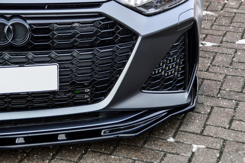 CUP Frontspoilerlippe ABS mit Seitenwing Audi RS6, Typ C8 4K Carbon