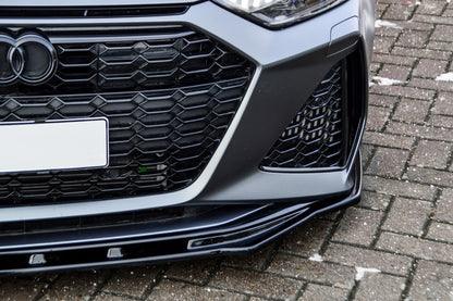 CUP Frontspoilerlippe ABS Audi RS6, Typ C8 4K ab Bj.:2019 - Carbon