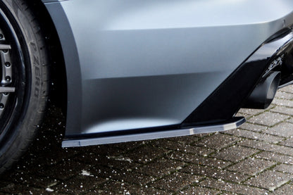 Heckansatz Seitenteile ABS Audi RS6, Typ C8 4K ab Bj.:2019 - Schwarz Matt