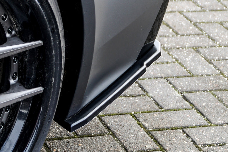 Heckansatz Seitenteile ABS Audi RS6, Typ C8 4K ab Bj.:2019 - Schwarz Matt