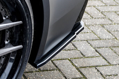 Heckansatz Seitenteile ABS Audi RS6, Typ C8 4K ab Bj.:2019 - Schwarz Matt