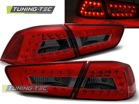 Tuning-Tec LED Rückleuchten für Mitsubishi Lancer 8 Limousine 08-11 rot/rauch