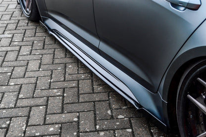 Seitenschwellersatz mit Wing Audi RS6, Typ C8 4K ab Bj.:2019 - Carbon