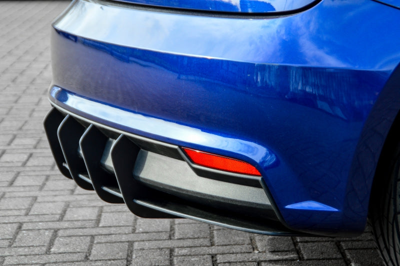 Gefräster Heckansatz Audi A1 (8X) + Sportback ab Bj.2014 Schwarz Matt