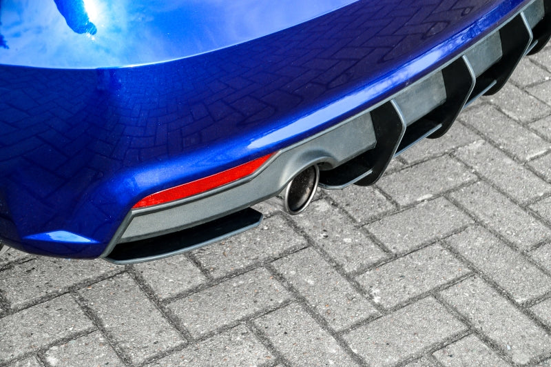 Gefräster Heckansatz Audi A1 (8X) + Sportback ab Bj.2014 Schwarz Matt