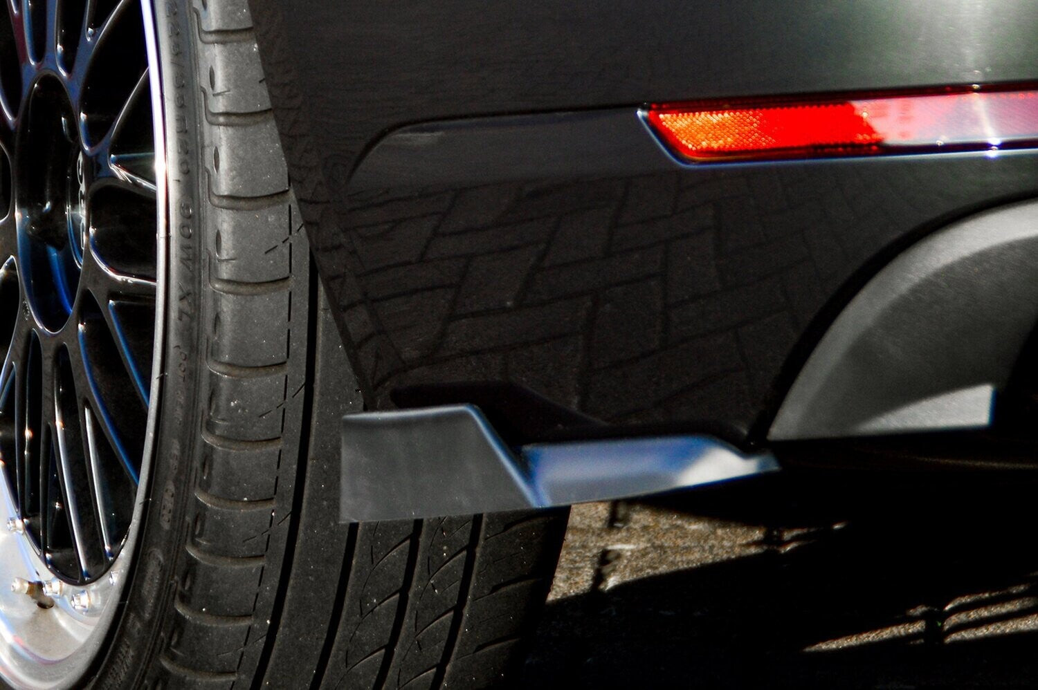 Heckansatz Seitenteile ABS Audi A4 B9 Bj.:2015-2019 Schwarz Glanz