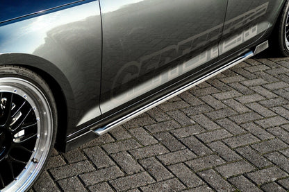 Seitenschwellersatz mit Wing Audi A4 B9 Bj.:2015-2019 Schwarz Matt