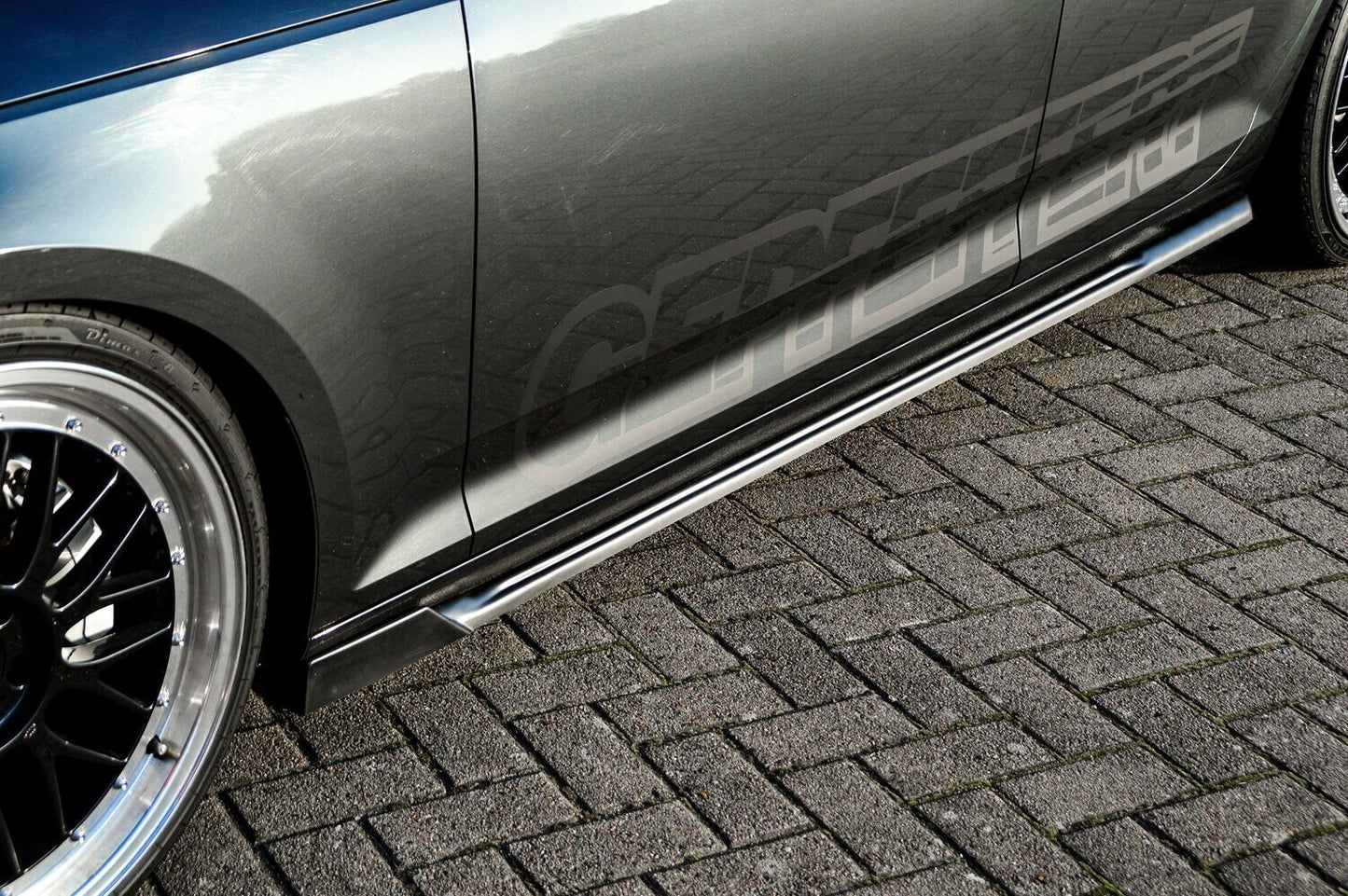 Seitenschwellersatz mit Wing Audi A4 Facelift, B9 8W ab Bj.:2019- Carbon