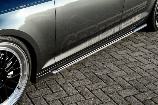 Seitenschwellersatz mit Wing Audi A4 B9 Bj.:2015-2019 Schwarz Matt