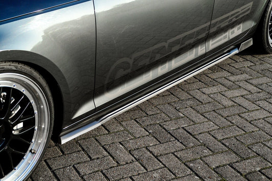 Seitenschwellersatz mit Wing Audi A4 B9 Bj.:2015-2019 Schwarz Matt
