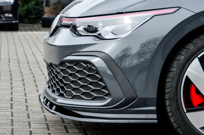 CUP Frontspoilerlippe ABS Volkswagen Golf 8 GTI ( CD1) Schwarz Glanz