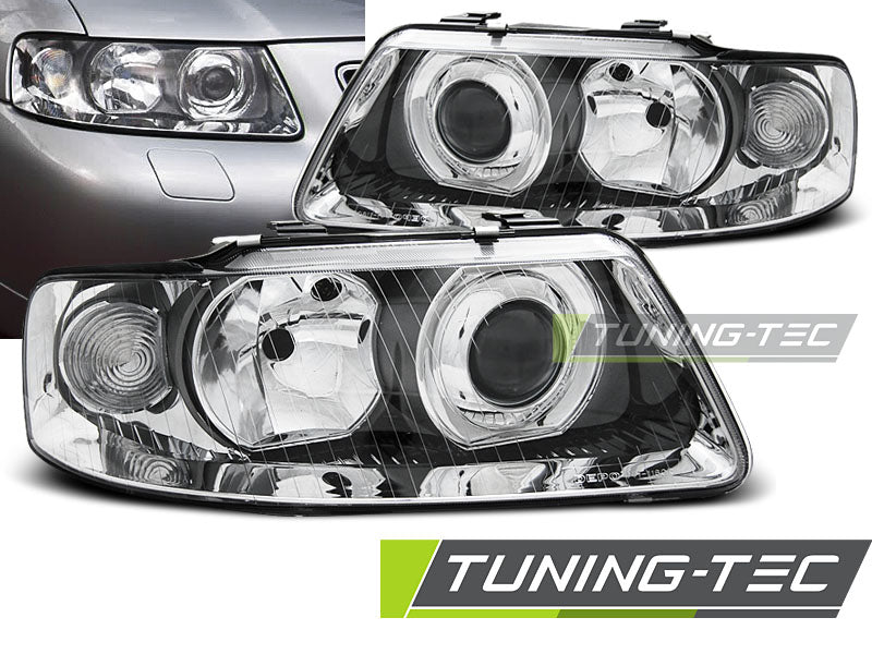 Tuning-Tec Scheinwerfer für Audi A3 8L Facelift 00-03 chrom