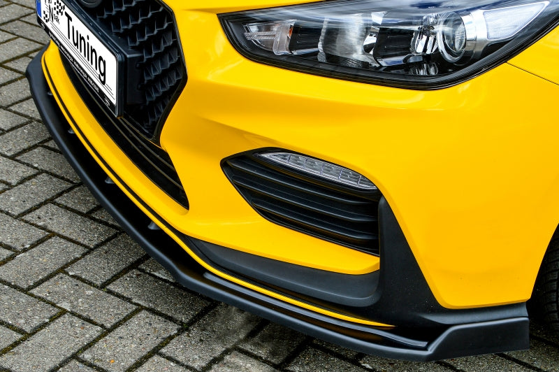 CUP Frontspoilerlippe ABS mit Flaps Hyundai i30 Fastback N-Line Carbon