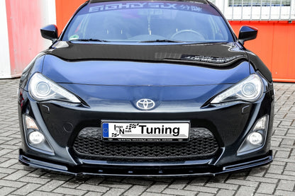 CUP Frontspoilerlippe ABS Toyota GT86, ZN Bj.: 2012-2017 Schwarz Glanz