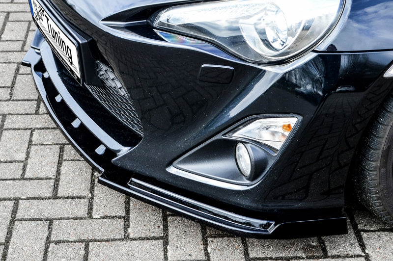 CUP Frontspoilerlippe ABS Toyota GT86, ZN Bj.: 2012-2017 Schwarz Matt