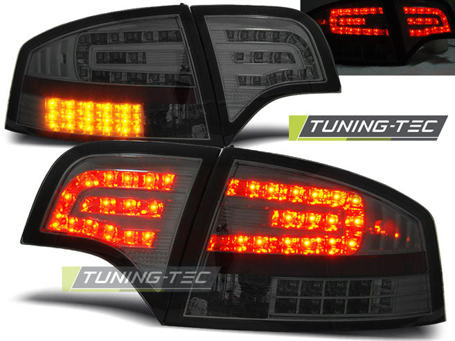 Tuning-Tec LED Rückleuchten für Audi A4 B7 (8E) Limousine 04-08 schwarz/rauch