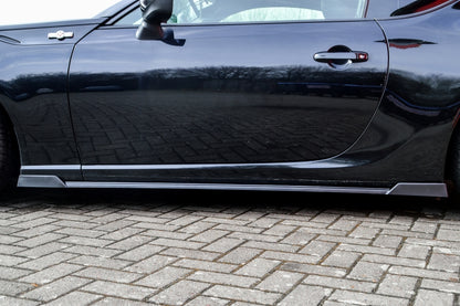 Seitenschwellersatz mit Wing Toyota GT86, ZN Bj.: 2012-2017 Schwarz Matt