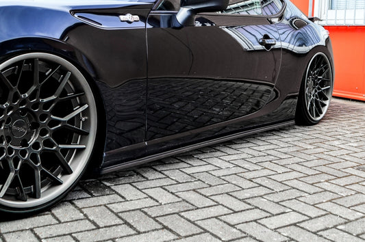 Seitenschwellersatz ABS Toyota GT86, ZN Bj.: 2012-2017 Schwarz Glanz