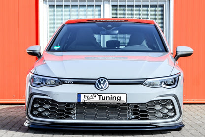 CUP Frontspoilerlippe ABS Volkswagen Golf 8 GTD ( CD1) Schwarz Matt