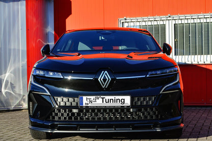 CUP Frontspoilerlippe ABS Renault Megane E-Tech Elektric Typ: RCB Schwarz Glanz