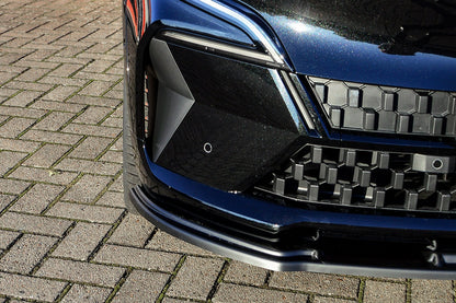 CUP Frontspoilerlippe ABS Renault Megane E-Tech Elektric Typ: RCB Schwarz Glanz