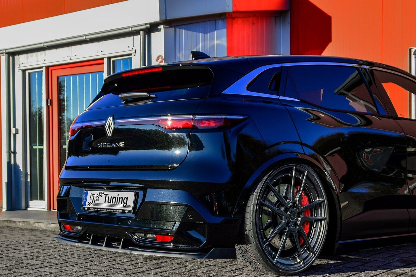 Heckdiffusor ABS Renault Megane E-Tech Elektric, Typ: RCB Schwarz Matt