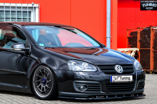 CUP Frontspoilerlippe Phase 2 nur passend für GTI Volkswagen Golf 5 1K Schwarz Glanz