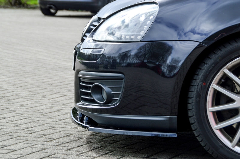 CUP Frontspoilerlippe Phase 2 nur passend für GTI Volkswagen Golf 5 1K Schwarz Glanz