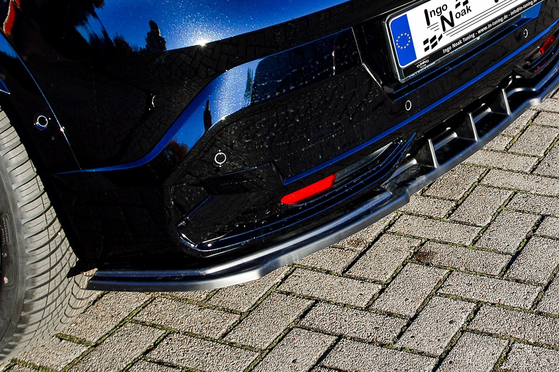Heckdiffusor ABS Renault Megane E-Tech Elektric, Typ: RCB Schwarz Glanz
