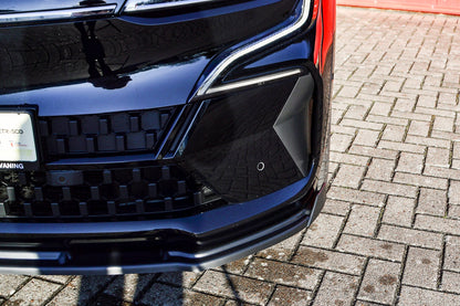 CUP Frontspoilerlippe mit Seitenwing Renault Megane E-Tech Elektric Typ: RCB Schwarz Matt