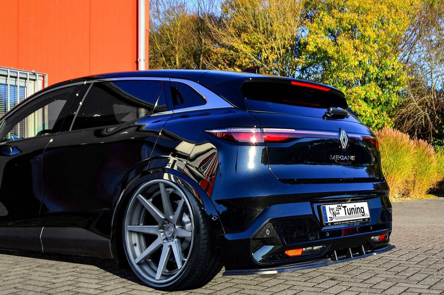 Heckdiffusor ABS Renault Megane E-Tech Elektric, Typ: RCB Schwarz Glanz