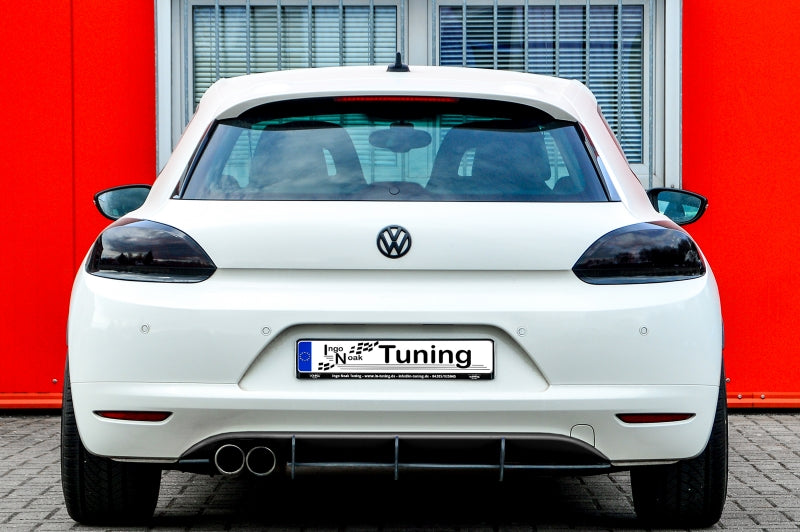 Gefräster Heckansatz Volkswagen Scirocco 3 Typ 13 ab Bj.: 2008-2014 Schwarz Matt