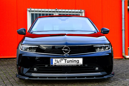 CUP Frontspoilerlippe mit Seitenwing Opel Astra L Sports Tourer Schwarz Glanz