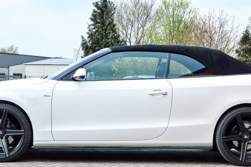 CUP Seitenschwellersatz Audi A5 / B8 Bj.:2005-2011 Schwarz Glanz