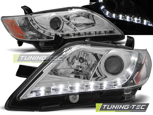 Tuning-Tec LED Tagfahrlicht Scheinwerfer für Toyota Camry 6 06-09 chrom